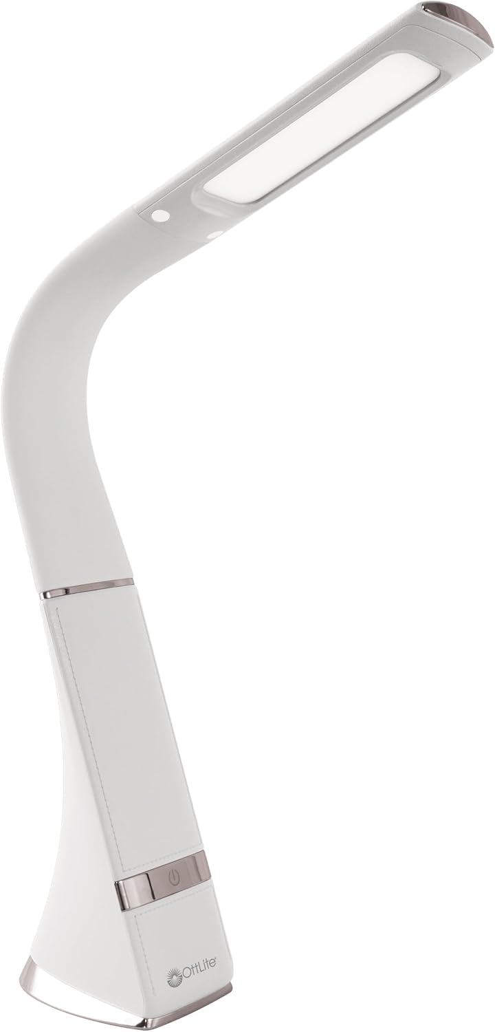 OttLite Rechargeable LED Desk Lamp - Portable & Dimmable for Travel & Home - ClearSun LED Technology