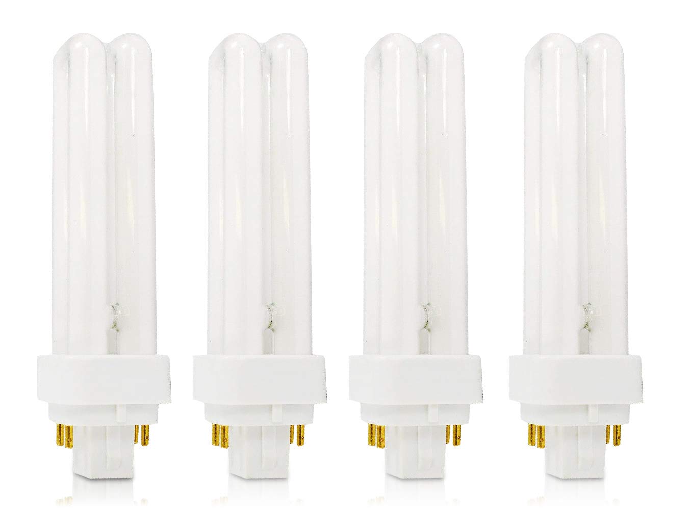 Compact Fluorescent Light Bulbs for Panasonic FDS18E35/4 4 Pack 18W 3500K Double Tube 4 Pin G24q-2 Base Replacement Buy 
